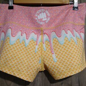 Feed me fight me ice cream shorts